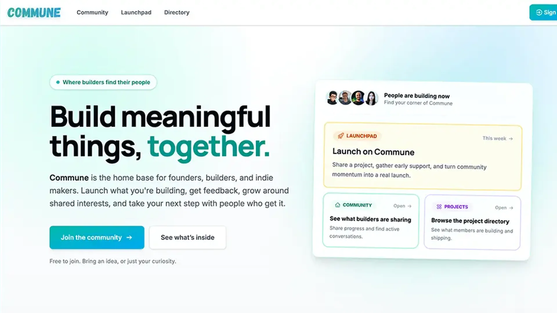 Commune screenshot 1
