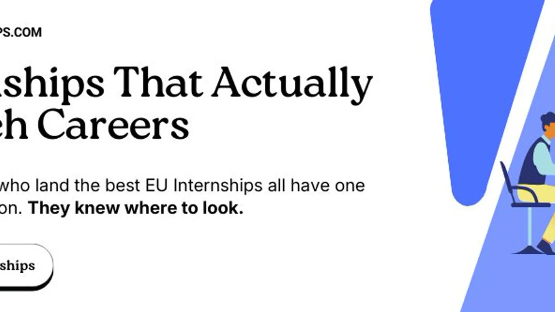 EUInternships.com screenshot 1