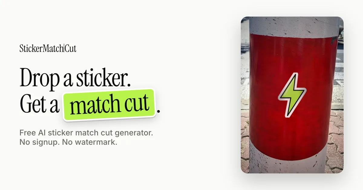StickerMatchCut screenshot 1