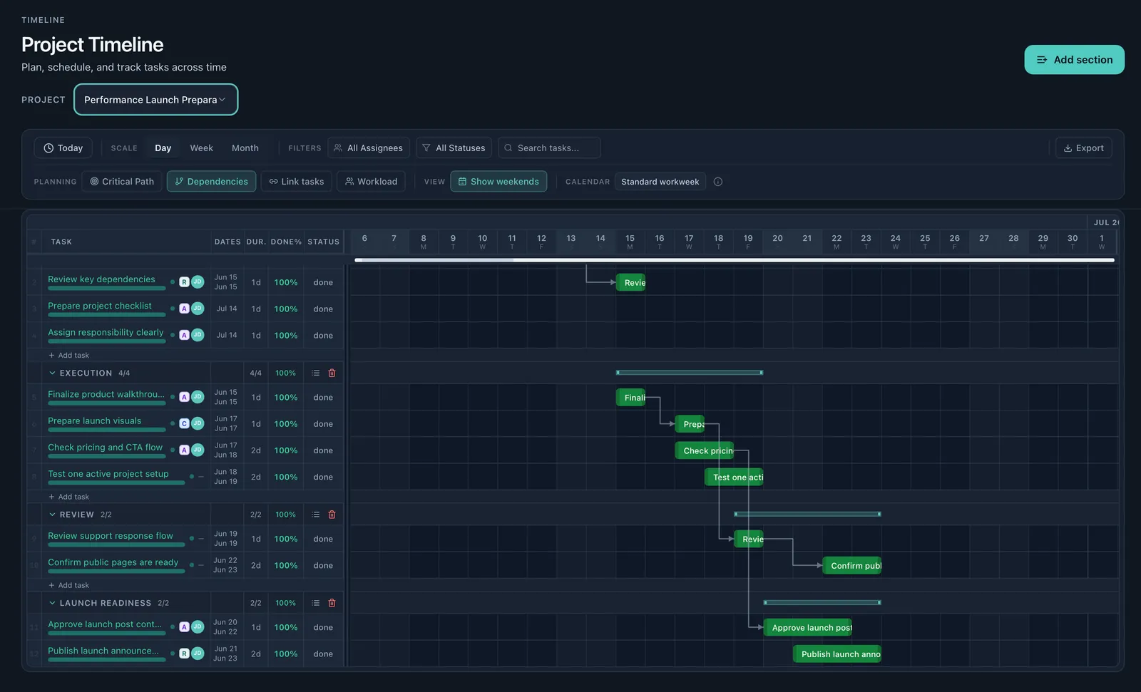 PlanLine screenshot 2