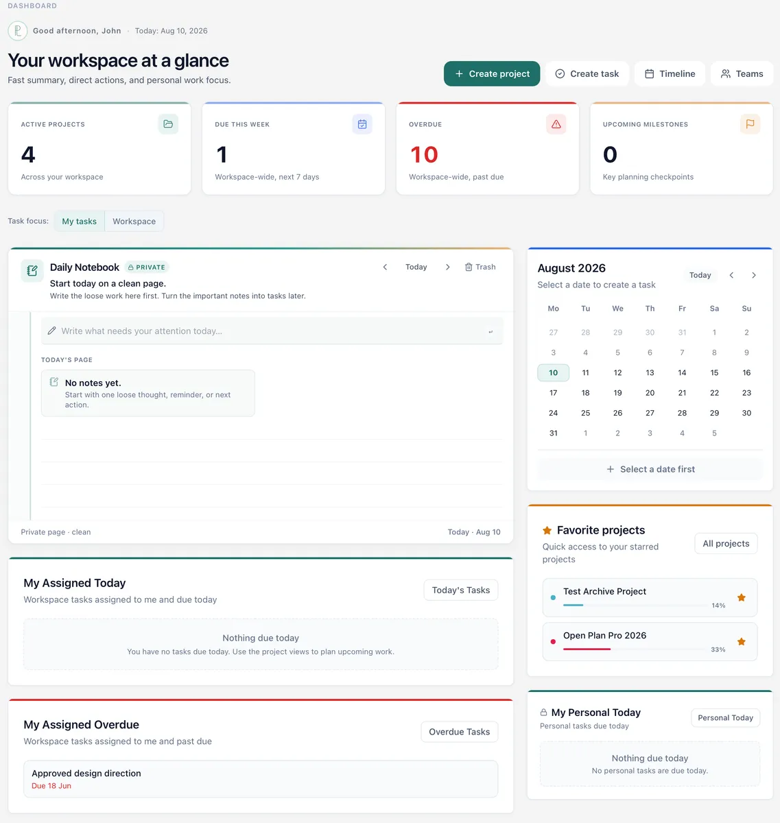 PlanLine screenshot 1