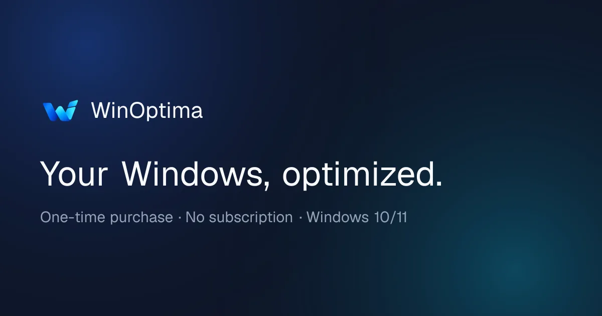 WinOptima screenshot 1