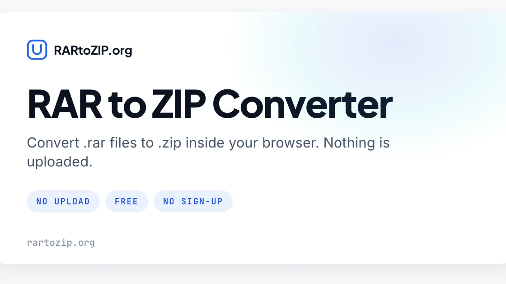 RARtoZIP.org screenshot 1