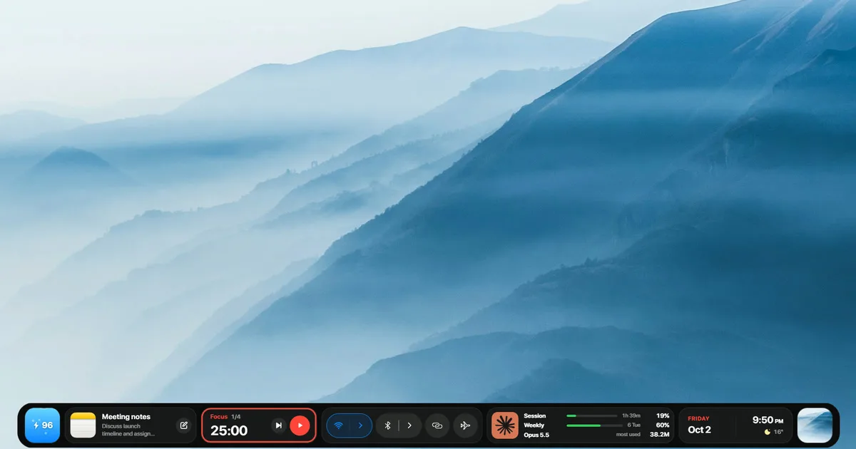 lumabar screenshot 1