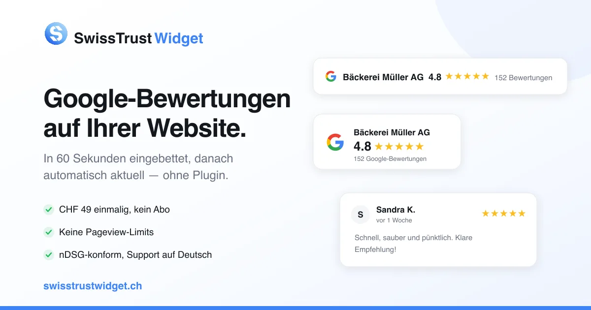 SwissTrustWidget screenshot 1