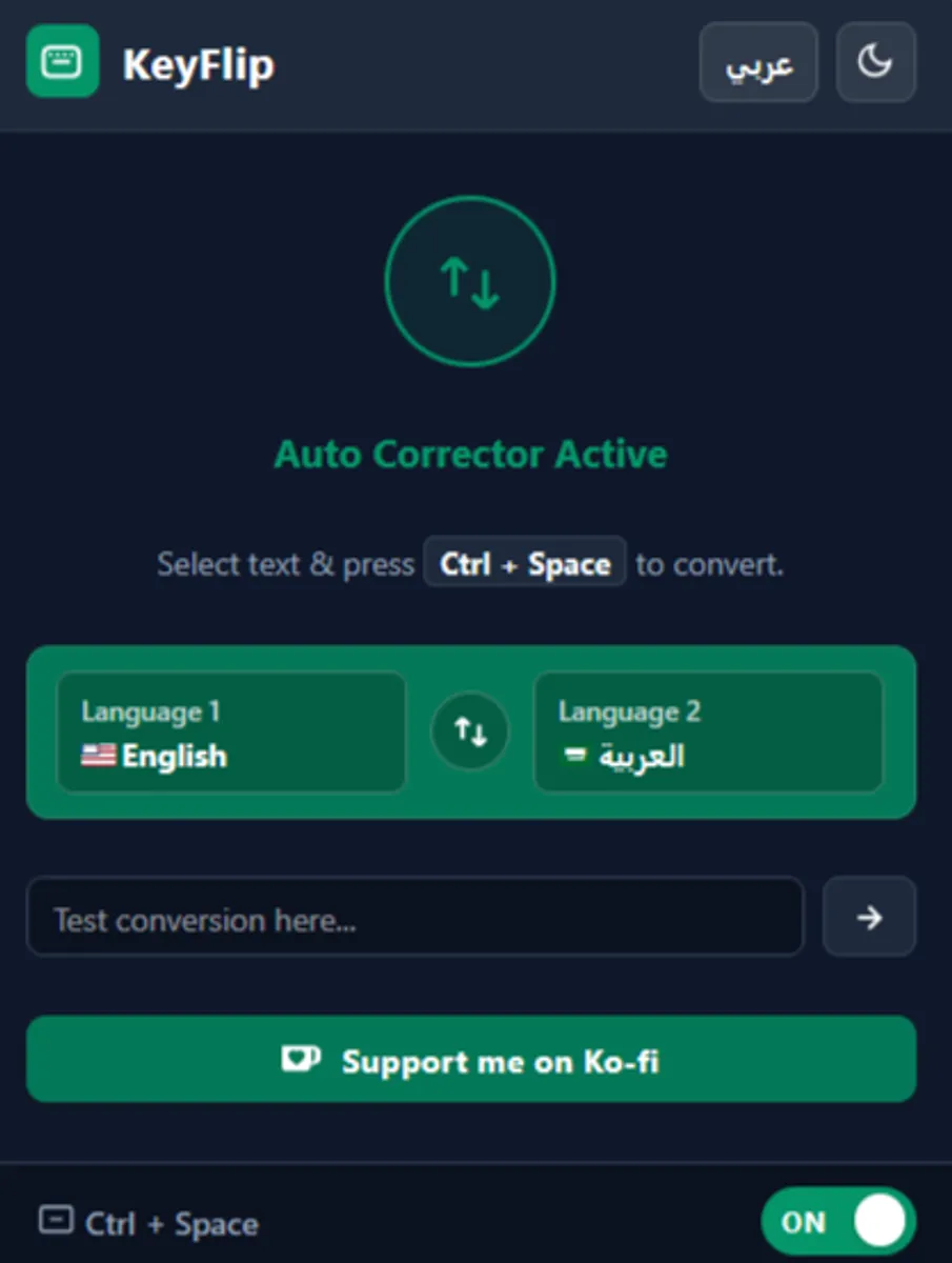 KeyFlip screenshot 1