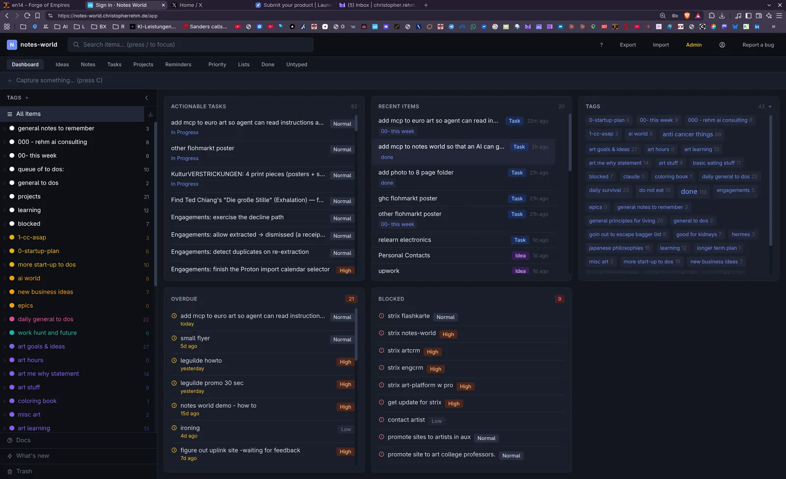 Notes World screenshot 1