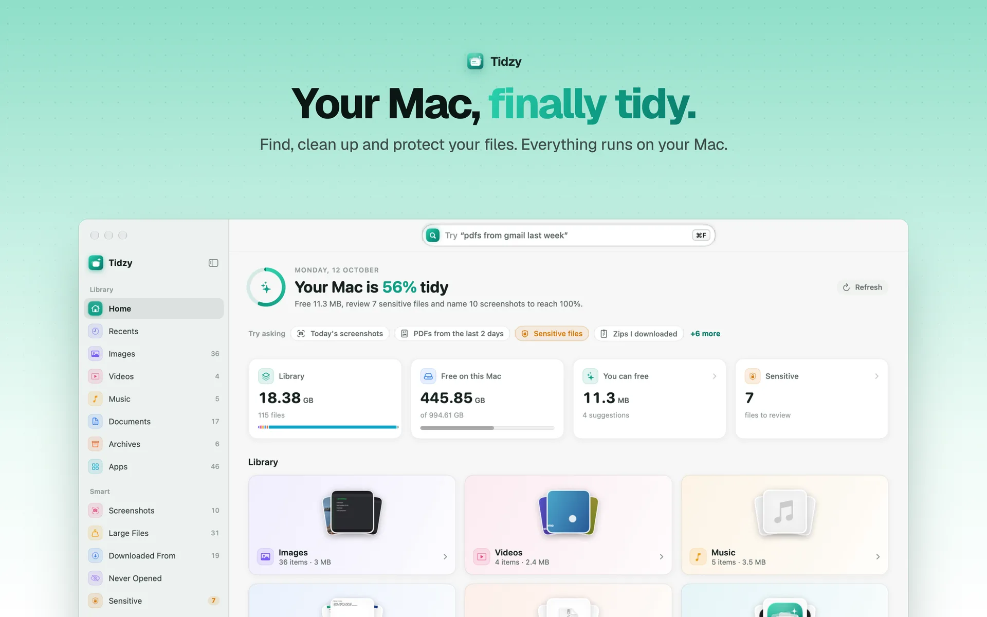 Tidzy screenshot 1