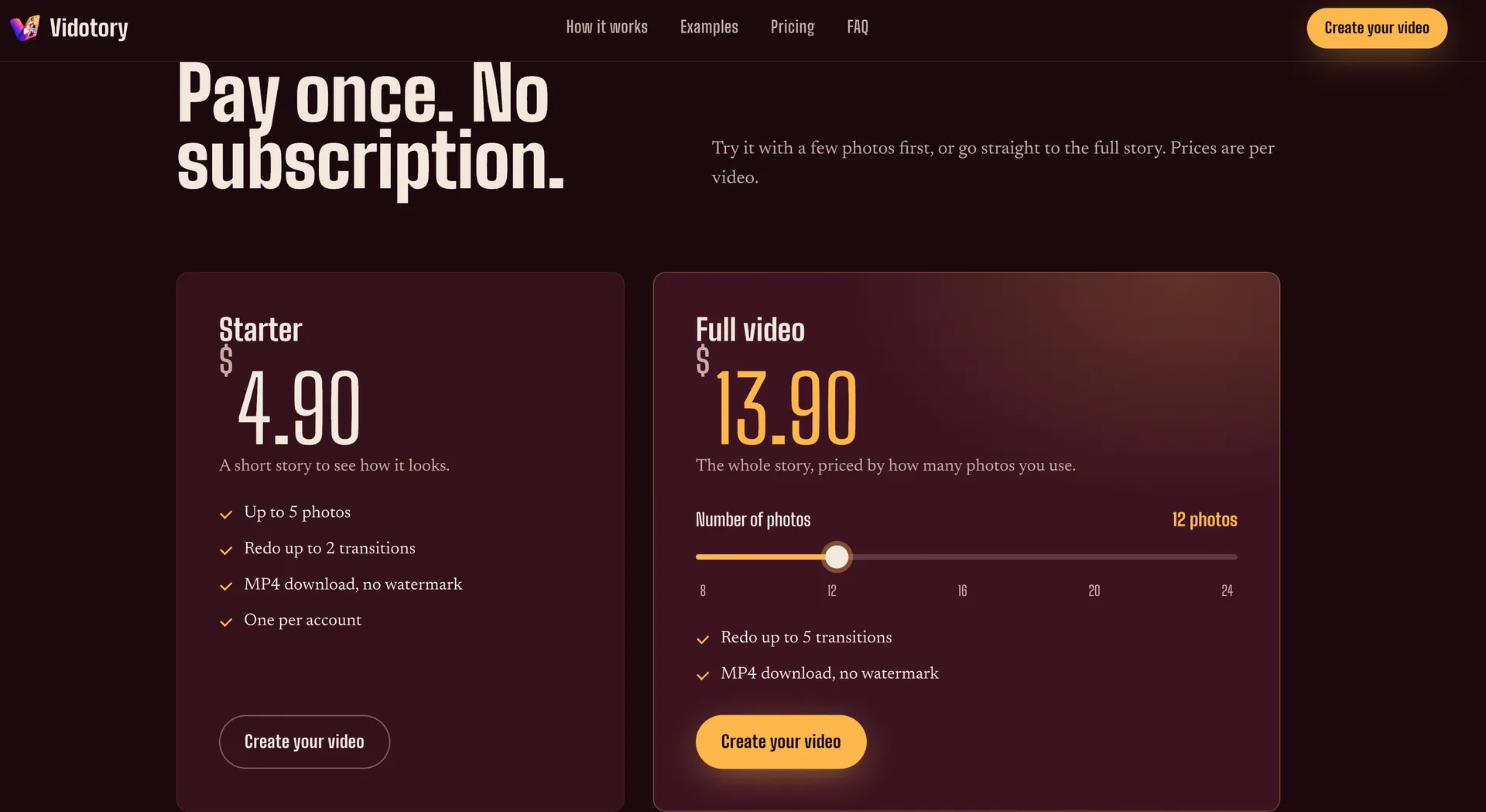 Vidotory screenshot 1