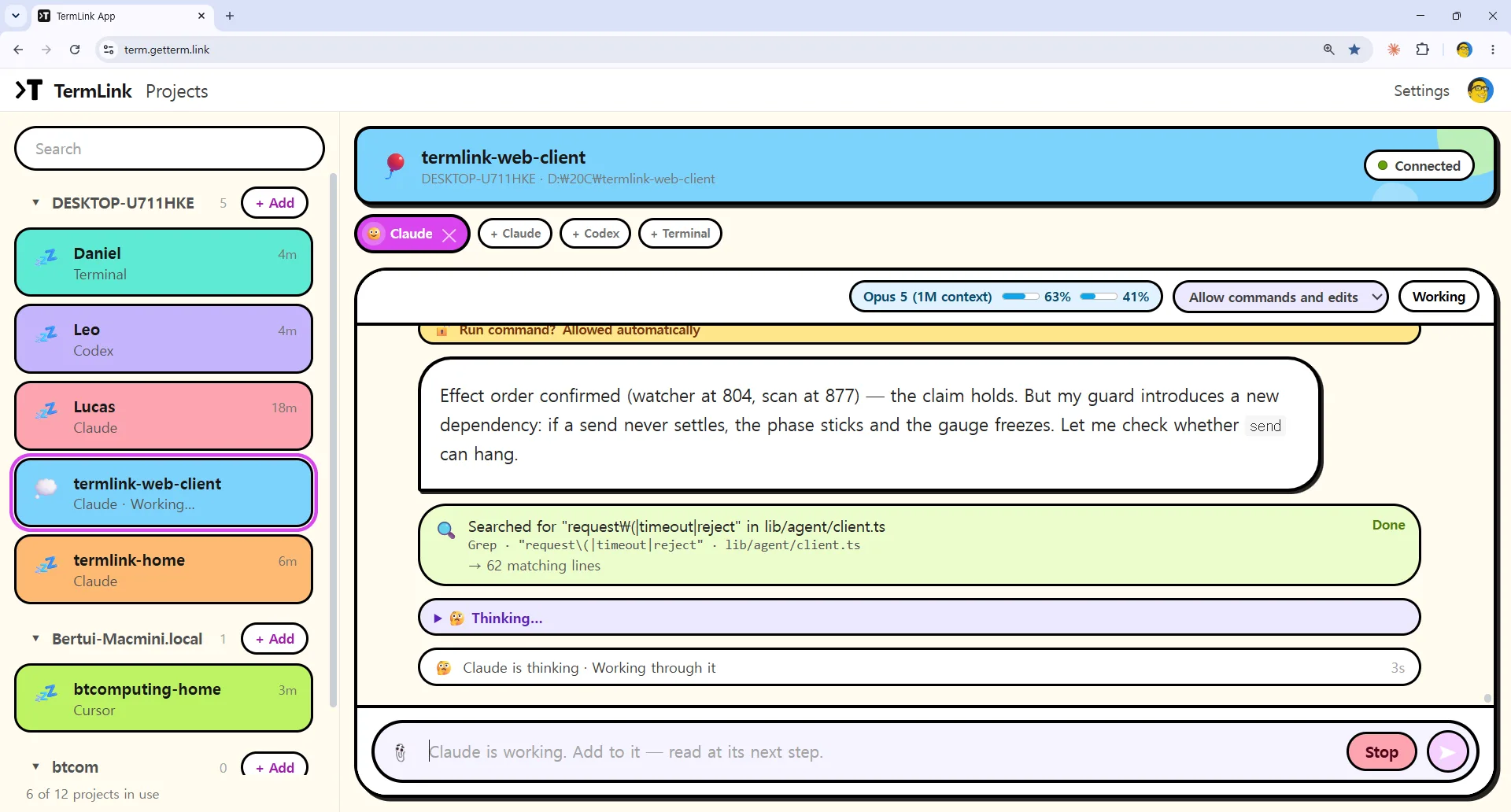 TermLink screenshot 1