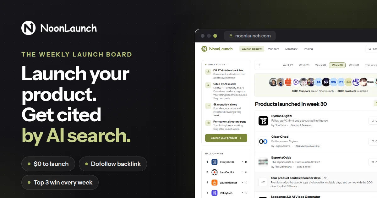 Noonlaunch screenshot 1