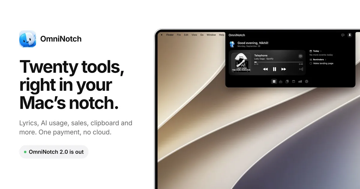 OmniNotch screenshot 1