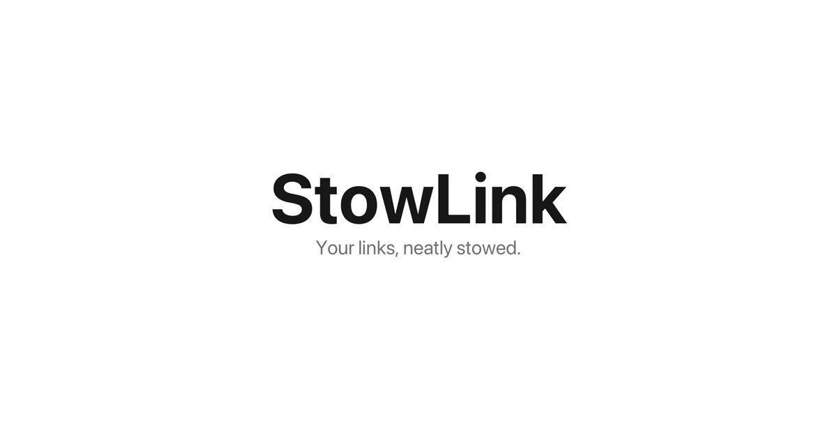 StowLink screenshot 1