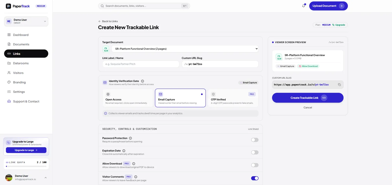 PaperTrack screenshot 3